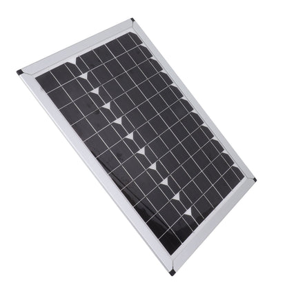 100W 18V Solar Panel Battery Charger Kit Monocrystalline Silicon Solar Panel with Dual USB Controller for Car RV Marine Boat