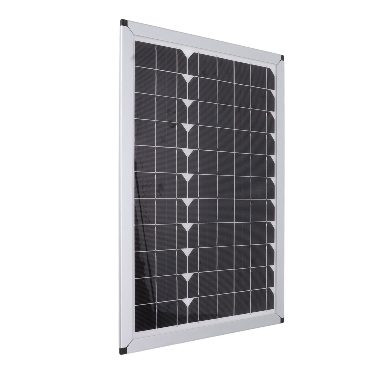100W 18V Solar Panel Battery Charger Kit Monocrystalline Silicon Solar Panel with Dual USB Controller for Car RV Marine Boat