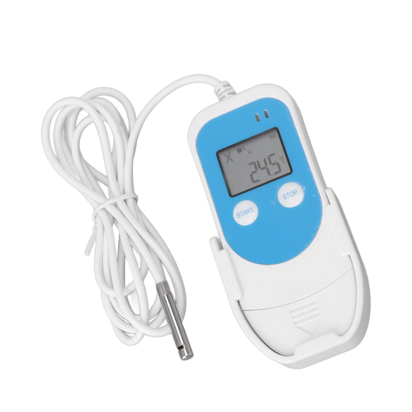 Digital Temperature Humidity Data Logger Reusable High Accuracy PDF Report USB Refrigerator Thermometer Recorder for Cold Chain