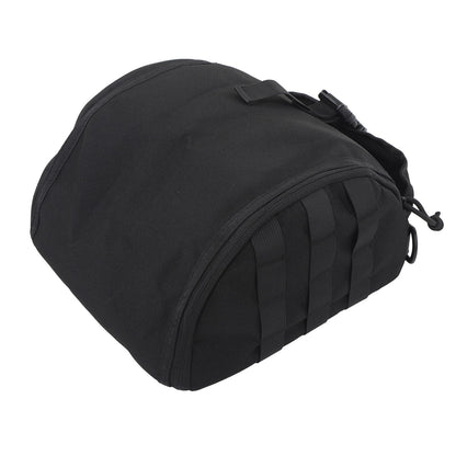 Camping Helmet Bag Canvas Scratch Prevention Adjustable Helmet Storage Bag For Hard Hats Helmet Black