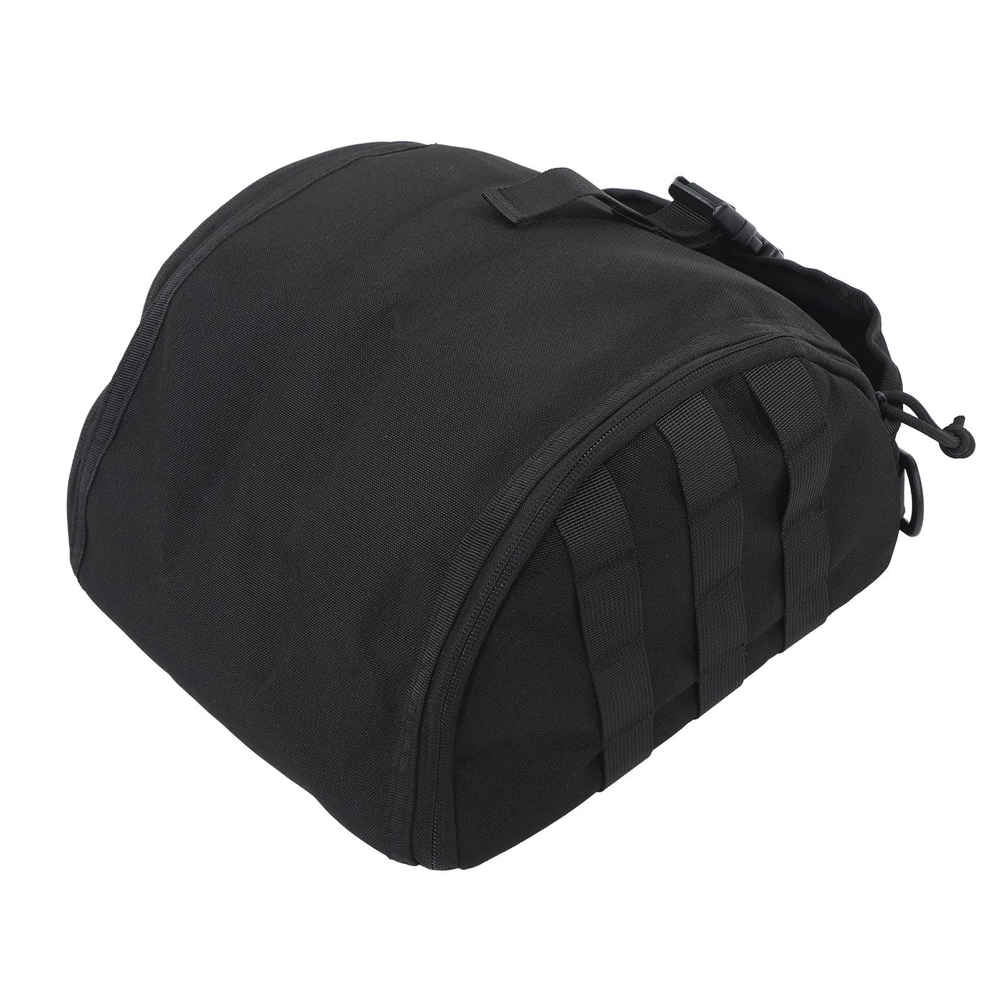 Camping Helmet Bag Canvas Scratch Prevention Adjustable Helmet Storage Bag For Hard Hats Helmet Black