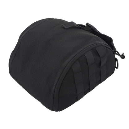 Camping Helmet Bag Canvas Scratch Prevention Adjustable Helmet Storage Bag For Hard Hats Helmet Black