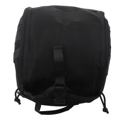 Camping Helmet Bag Canvas Scratch Prevention Adjustable Helmet Storage Bag For Hard Hats Helmet Black