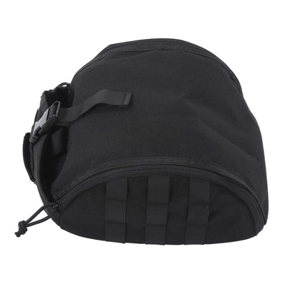 Camping Helmet Bag Canvas Scratch Prevention Adjustable Helmet Storage Bag For Hard Hats Helmet Black