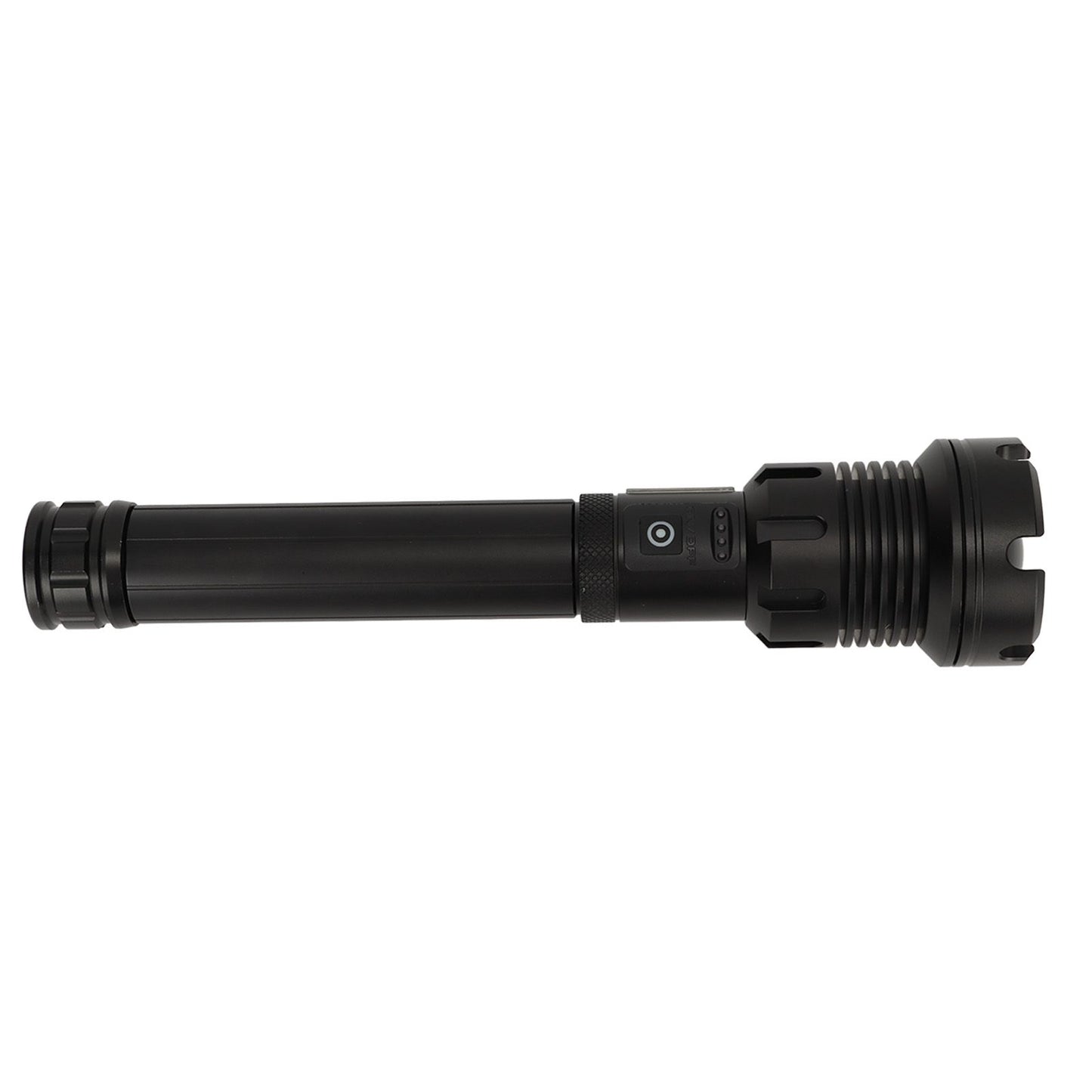 LED Flashlight with COB USB Charging Zoomable Telescopic Flashlight Red White Portable Light