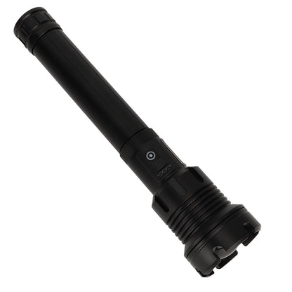 LED Flashlight with COB USB Charging Zoomable Telescopic Flashlight Red White Portable Light