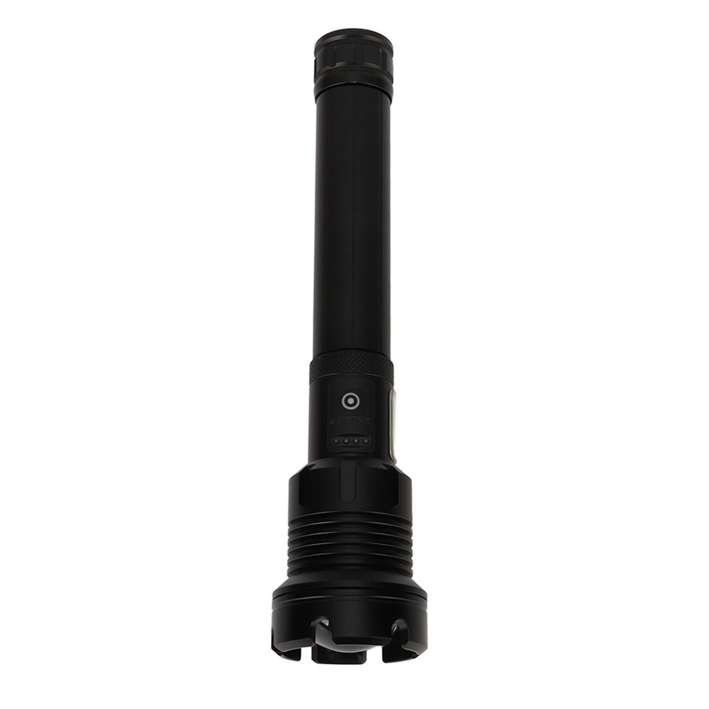 LED Flashlight with COB USB Charging Zoomable Telescopic Flashlight Red White Portable Light