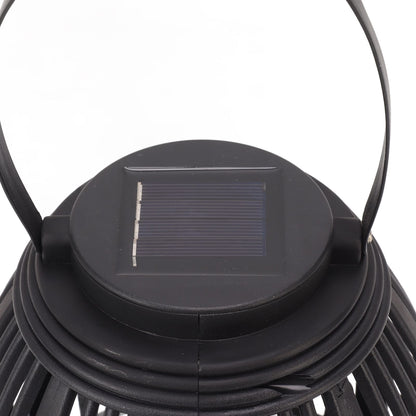Solar Garden Lantern LED Outdoor Solar Lantern Waterproof Decorative Rattan Lantern For Patio Pathway Courtyard