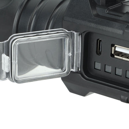 W590 Rechargeable Spotlight Handheld Lamp Strong Light Searchlight USB Chargeable Strong Light Handheld Flashlight White Light