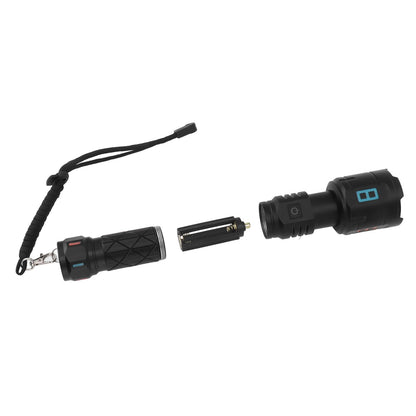 Rechargeable LED Flashlights 10000LM 5 Modes Super Bright Waterproof Flashlights with Fluorescent Strip for Emergency