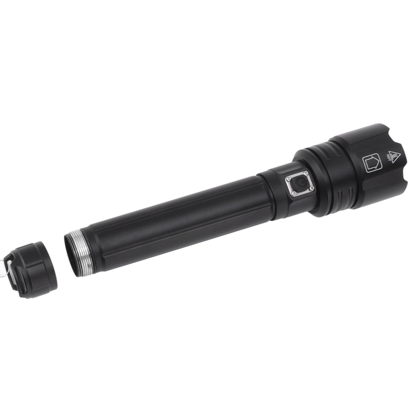 10000LM LED Flashlight USB Rechargeable Portable Adjustable Brightness Waterproof Zoom Flashlight For Hiking Camping Climbing
