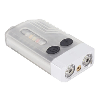 Keychain EDC Flashlight 3.7V 1000mAh IP65 365nm Rechargeable Mini Keychain Light for Walking Searching Emergencies