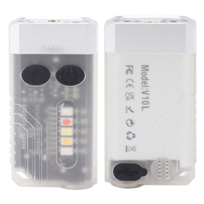 Keychain EDC Flashlight 3.7V 1000mAh IP65 365nm Rechargeable Mini Keychain Light for Walking Searching Emergencies