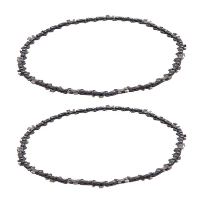 2PCS 8 Inch Chainsaw Chain High Hardness Manganese Steel Mini Chainsaw Chain for Chainsaw Accessories
