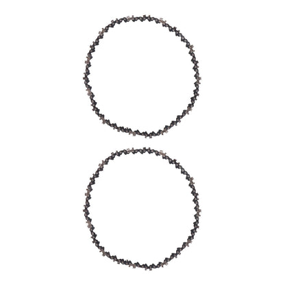 2PCS 8 Inch Chainsaw Chain High Hardness Manganese Steel Mini Chainsaw Chain for Chainsaw Accessories