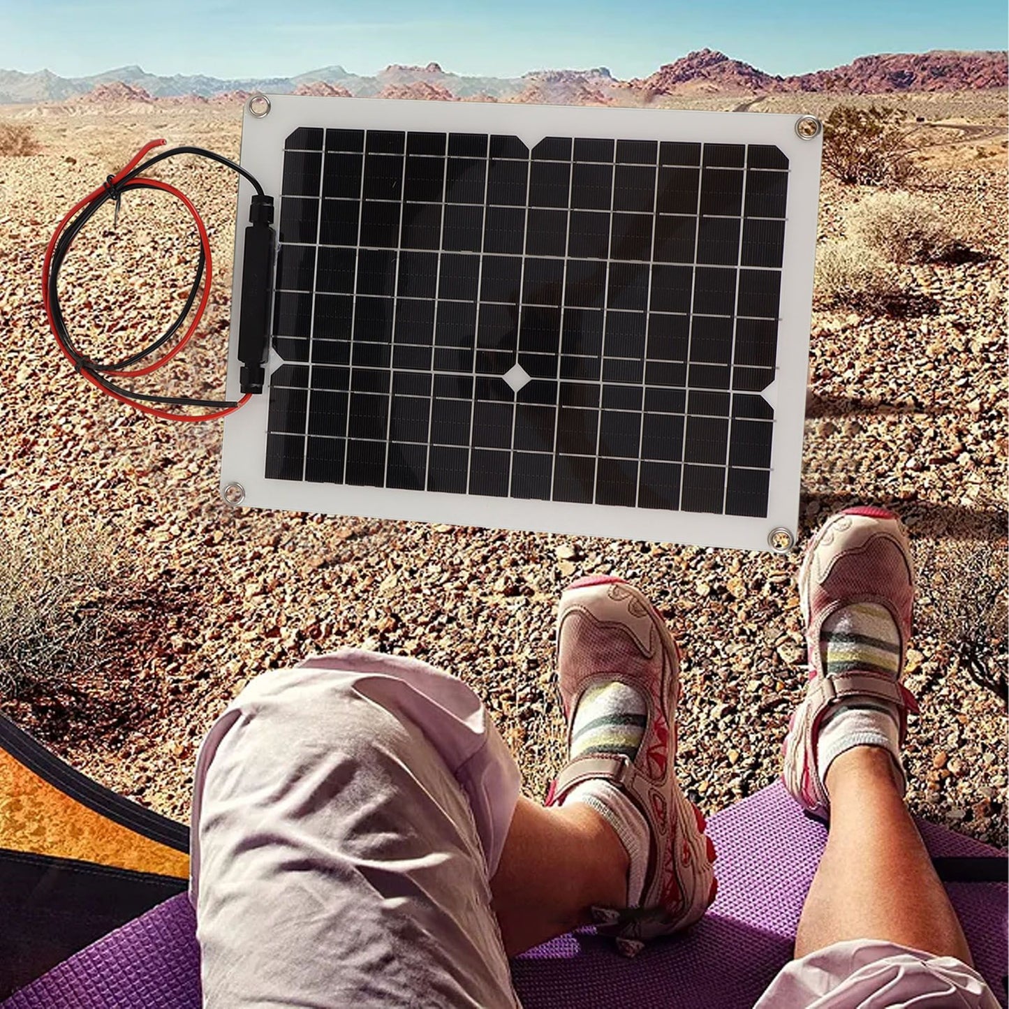 Solar Panel Kit 300w Solar Panel Solar Charge Controller High Efficiency Solar Panel 2 USB Output For Outdoor Camping RV Boat