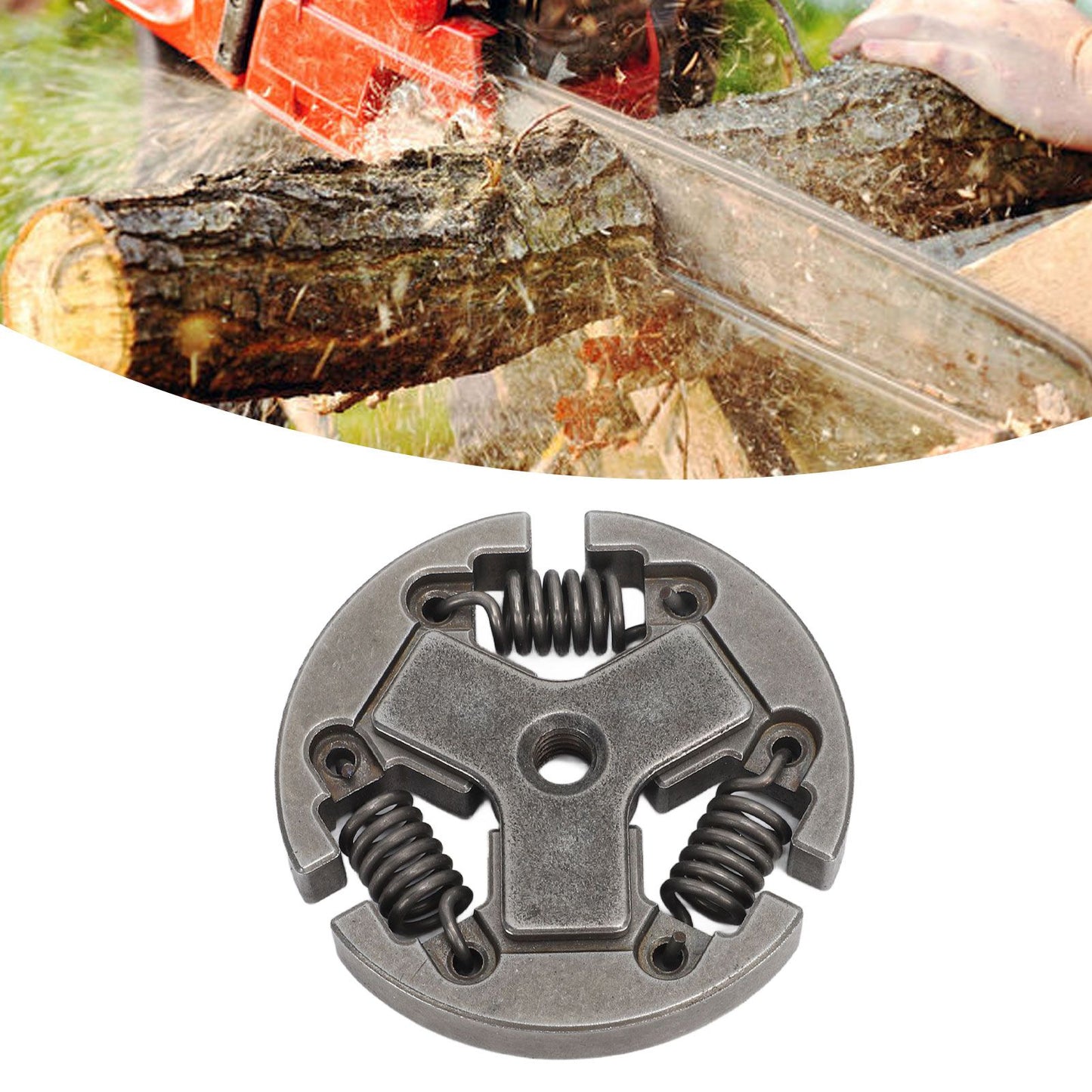 Chainsaw Clutch Iron Easy to Install Long Lasting Hard Good Performance Clutch Replacement for CS370 CS400 CS440 CS450 CS400F CS370F