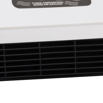 1800W Electric Space Heater for Indoor with Remote Wall Mounted Heater Fan Combo Low Noise Timing Function for Home Office 220V Prise UA
