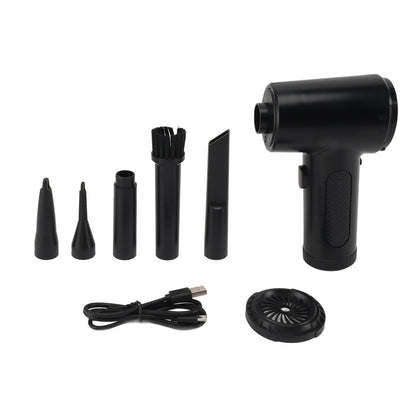 Air Duster With LED Light Cordless 68W High Power Simple Operation 3 Gears Dust Blower for Computer Keyboard Car Electric Devices