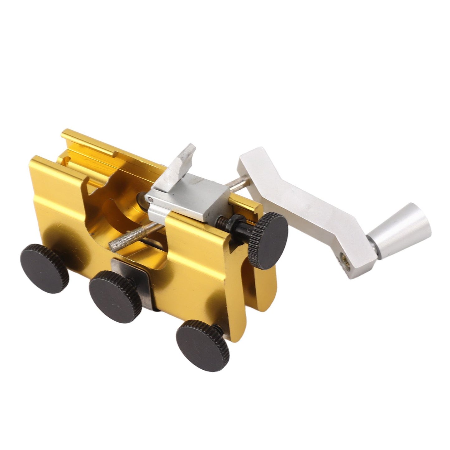 Portable Chainsaw Sharpener Hand Cranked Chainsaw Clamp Sharpening Jig Bits Kit Sturdy Easy to Use for Chain Saws
