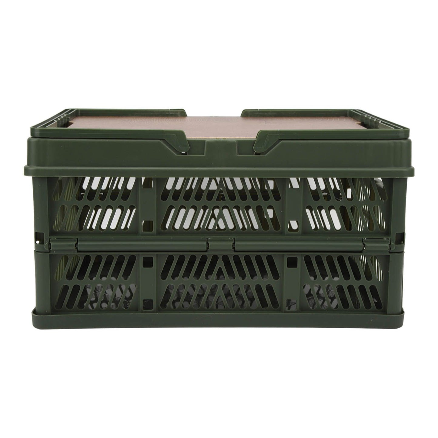 Camping Picnic Basket Foldable Large Capacity Multifunction Handheld Camping Storage Basket Camping Storage Box Green M