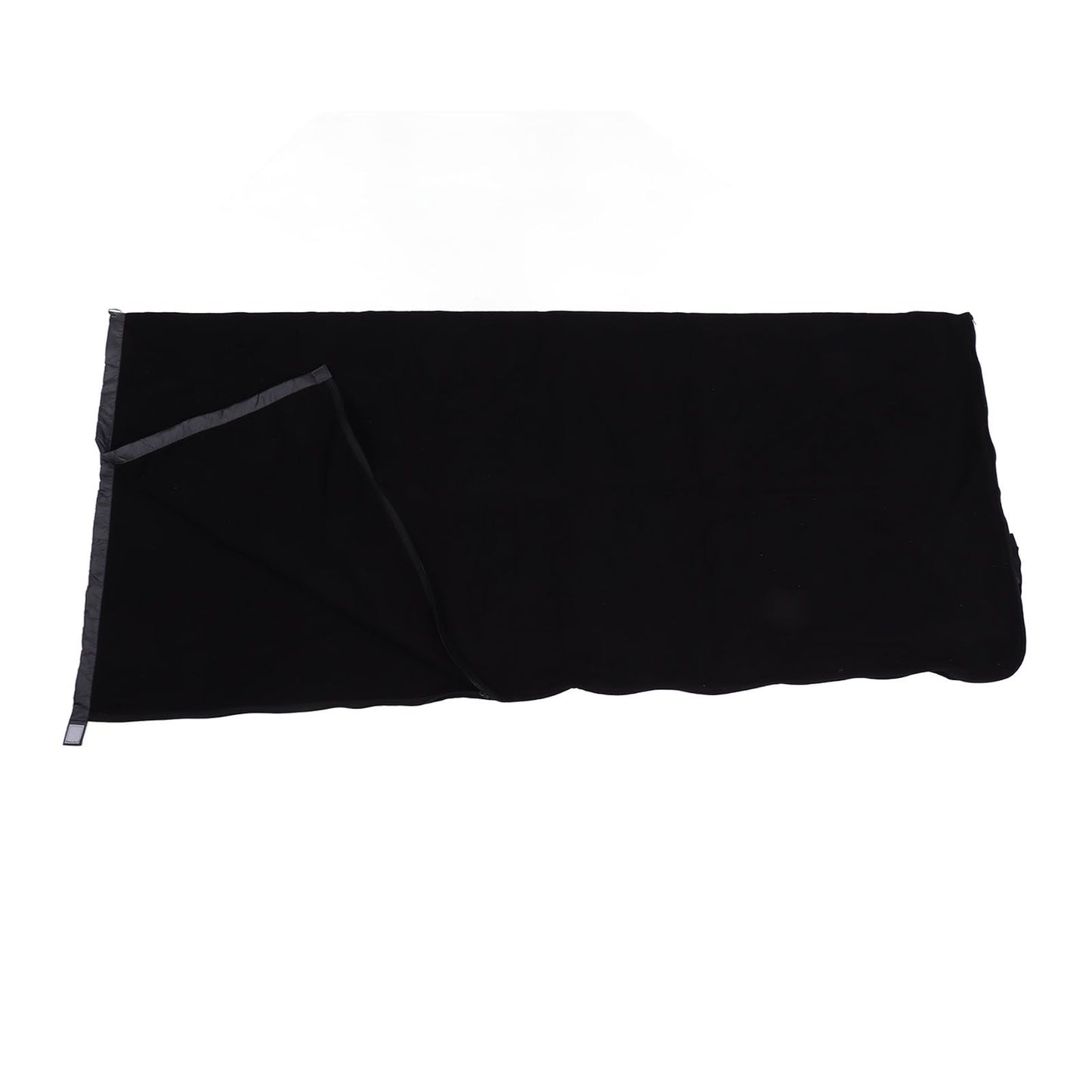 Sleeping Bag Liner Super Thick Fleece Soft Sleeping Bag Liner Blanket for Camping Travel Backpacking Black