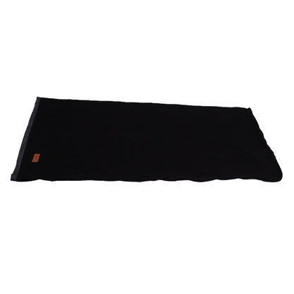 Sleeping Bag Liner Super Thick Fleece Soft Sleeping Bag Liner Blanket for Camping Travel Backpacking Black