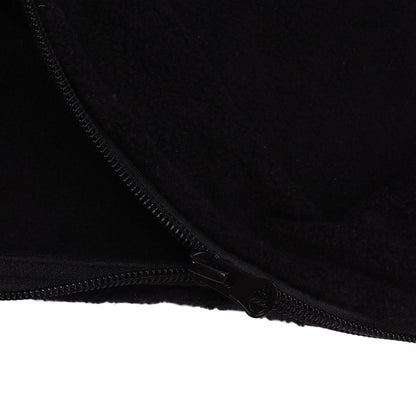 Sleeping Bag Liner Super Thick Fleece Soft Sleeping Bag Liner Blanket for Camping Travel Backpacking Black