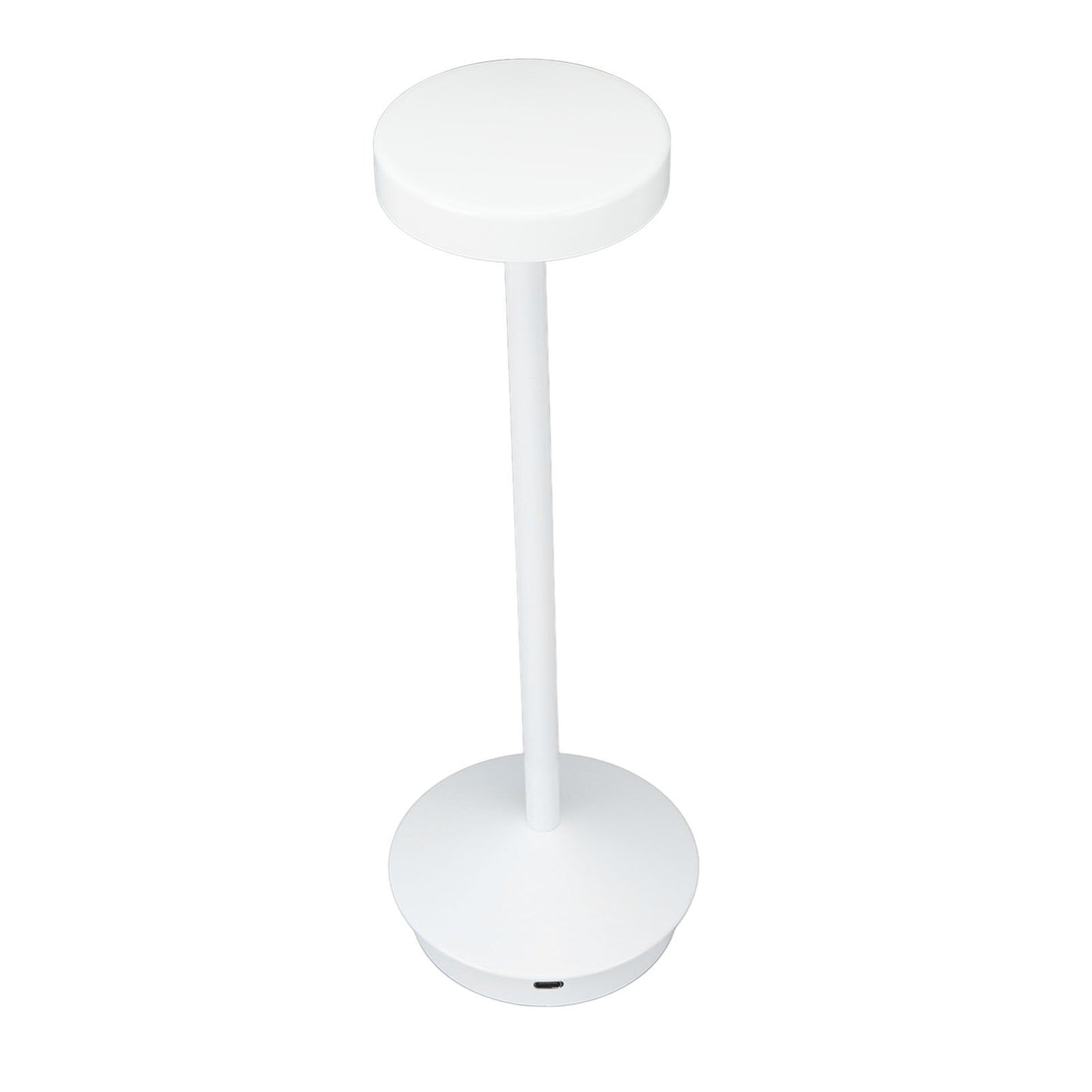 Rechargeable LED Table Lamp 2000mAh Cordless Battery Operated Metal Bedside USB C Desk Light Portable 3 Modes Dimmable White