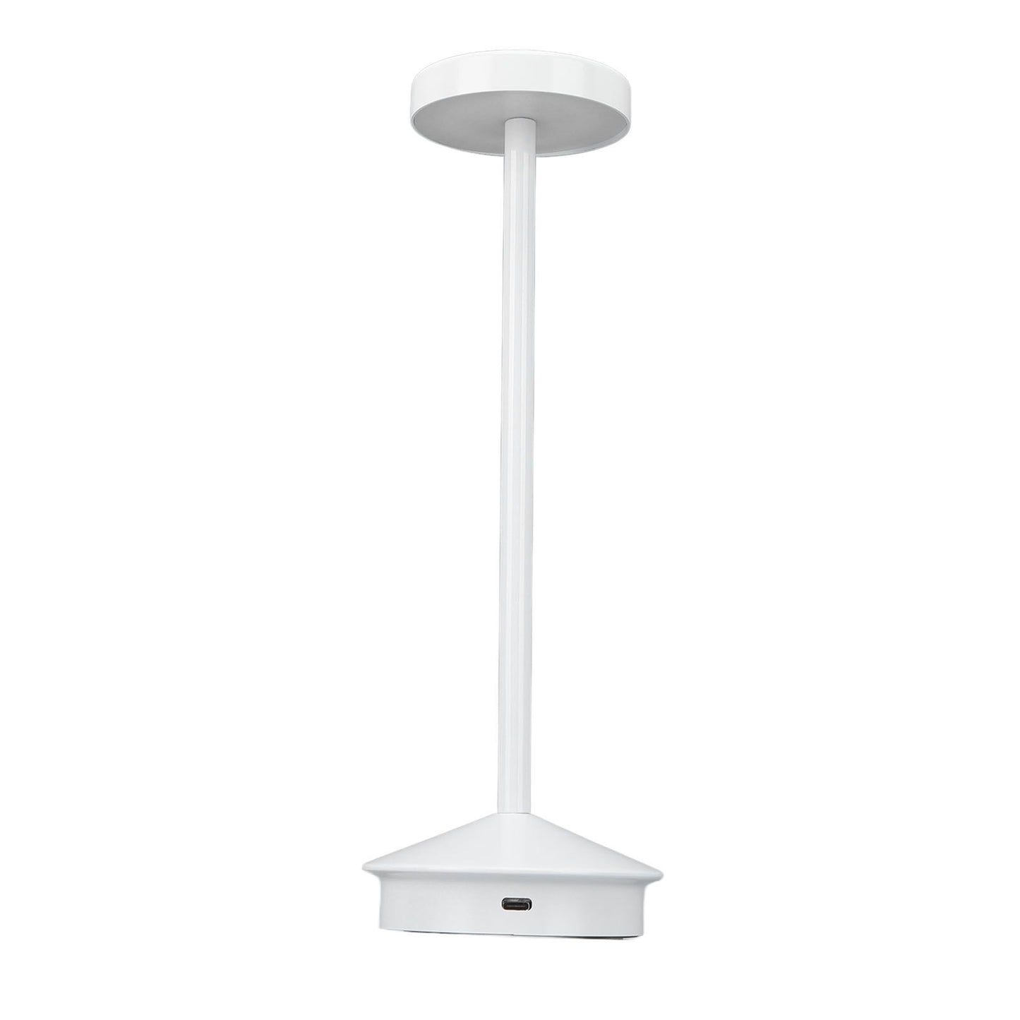 Rechargeable LED Table Lamp 2000mAh Cordless Battery Operated Metal Bedside USB C Desk Light Portable 3 Modes Dimmable White