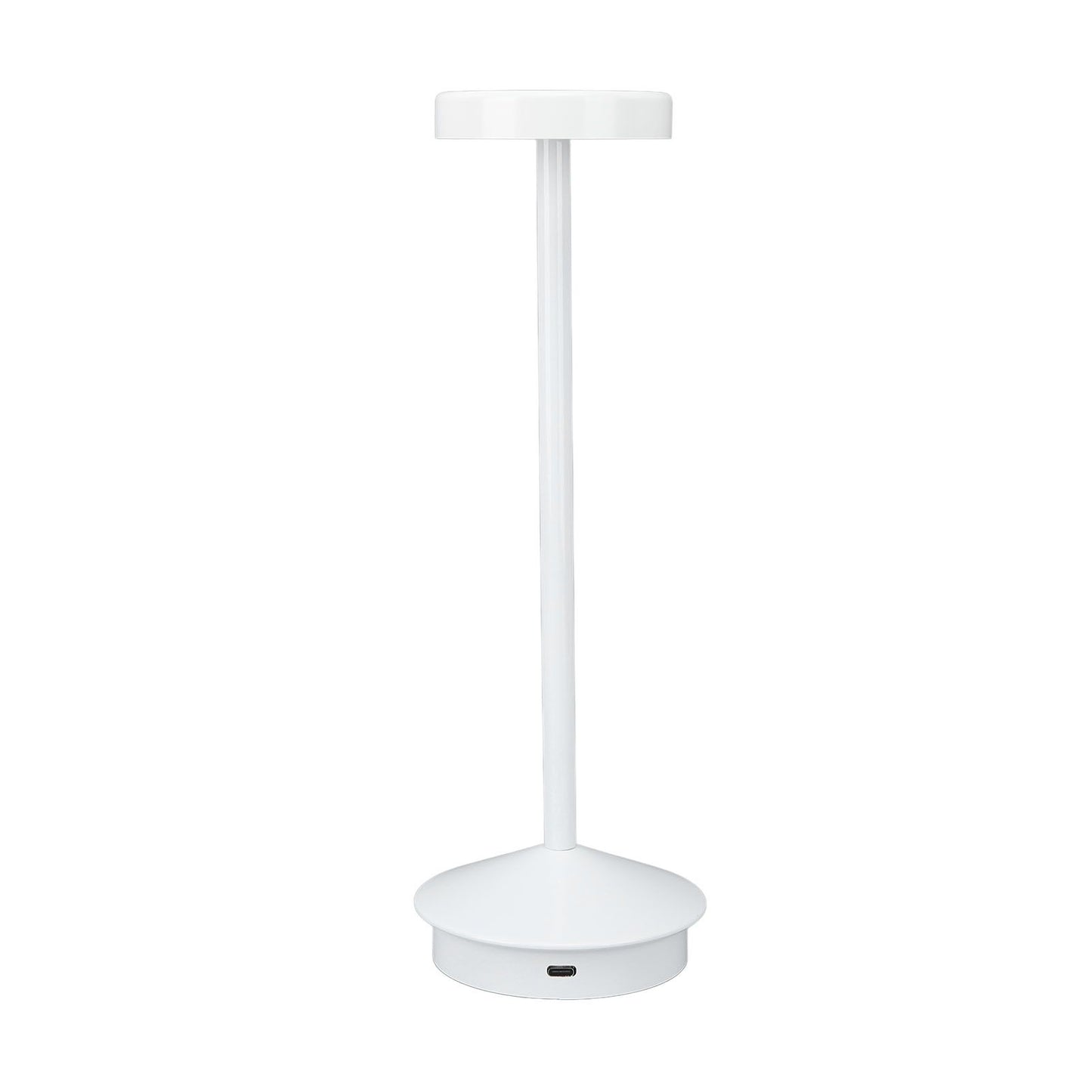 Rechargeable LED Table Lamp 2000mAh Cordless Battery Operated Metal Bedside USB C Desk Light Portable 3 Modes Dimmable White