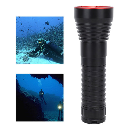LED Dive Torch 5000k 2000LM IPX8 Waterproof Professional Underwater 100m Diving Flashlight