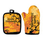 Halloween Baking Insulation Gloves Oven Microwave Oven Gloves Mat Set V1294-YM220920HR03-1-0421