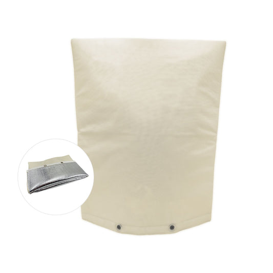 Backflow Insulation Preventer Cover Aluminum Foil Winter Water Faucet Freezing Protection Cover 43x52cm V1294-YM220920LW02-1-0421