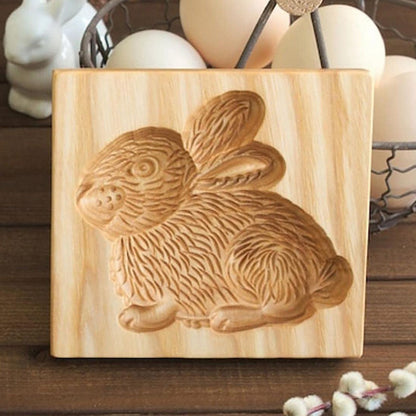 Cookie Embossing Molds Wooden Cookie Molds Biscuit Press Stamp Mold Baking Tools V1294-YM220923GW01-10-0421