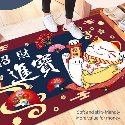 Kitchen Mat Floor Mat Rug Doormat 60x90cm Home Decoration Cat Pattern for Office Hotel V1294-YM220923HR09-2-0421