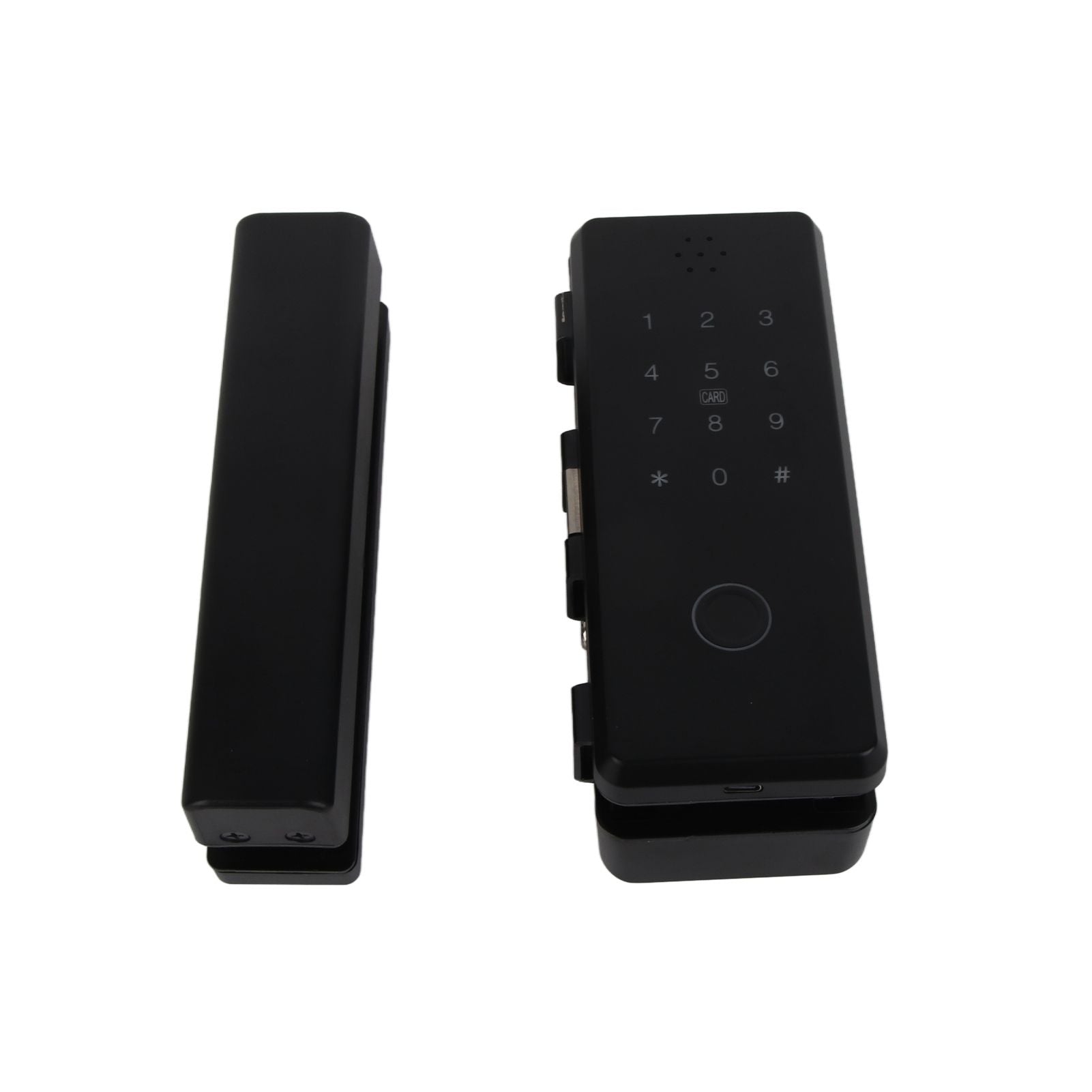 Electronic Glass Door Lock Fingerprint Keyless Entry Electronic Antitheft for Home Office V1294-YM220926SM03-1-0421