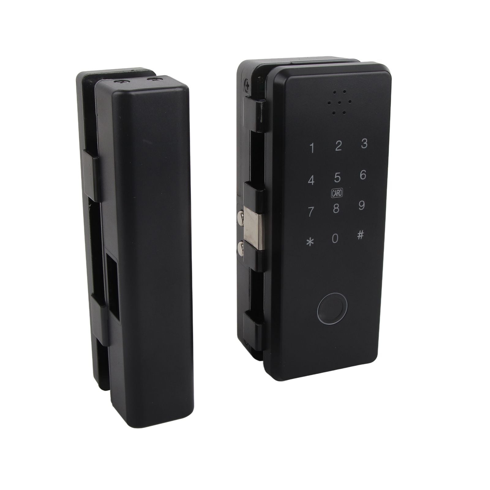 Electronic Glass Door Lock Fingerprint Keyless Entry Electronic Antitheft for Home Office V1294-YM220926SM03-1-0421