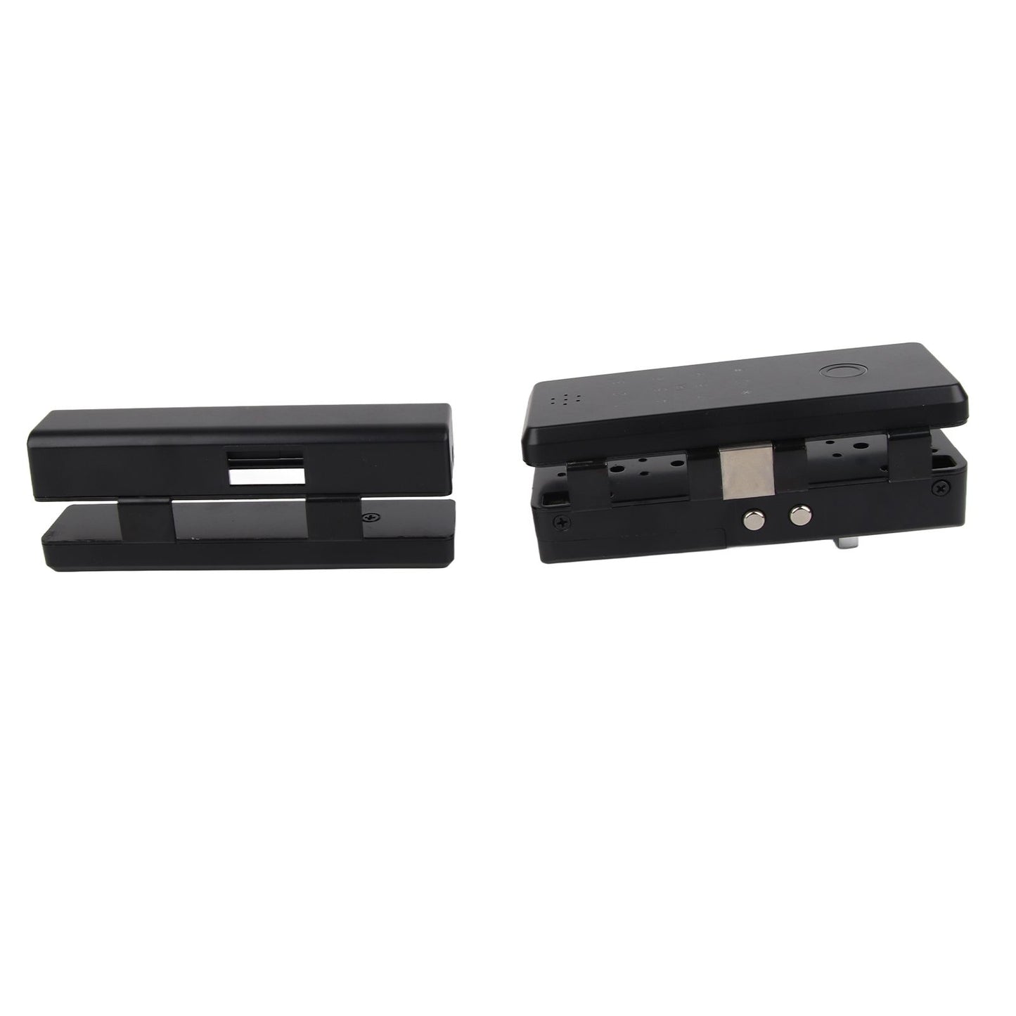 Electronic Glass Door Lock Fingerprint Keyless Entry Electronic Antitheft for Home Office V1294-YM220926SM03-1-0421