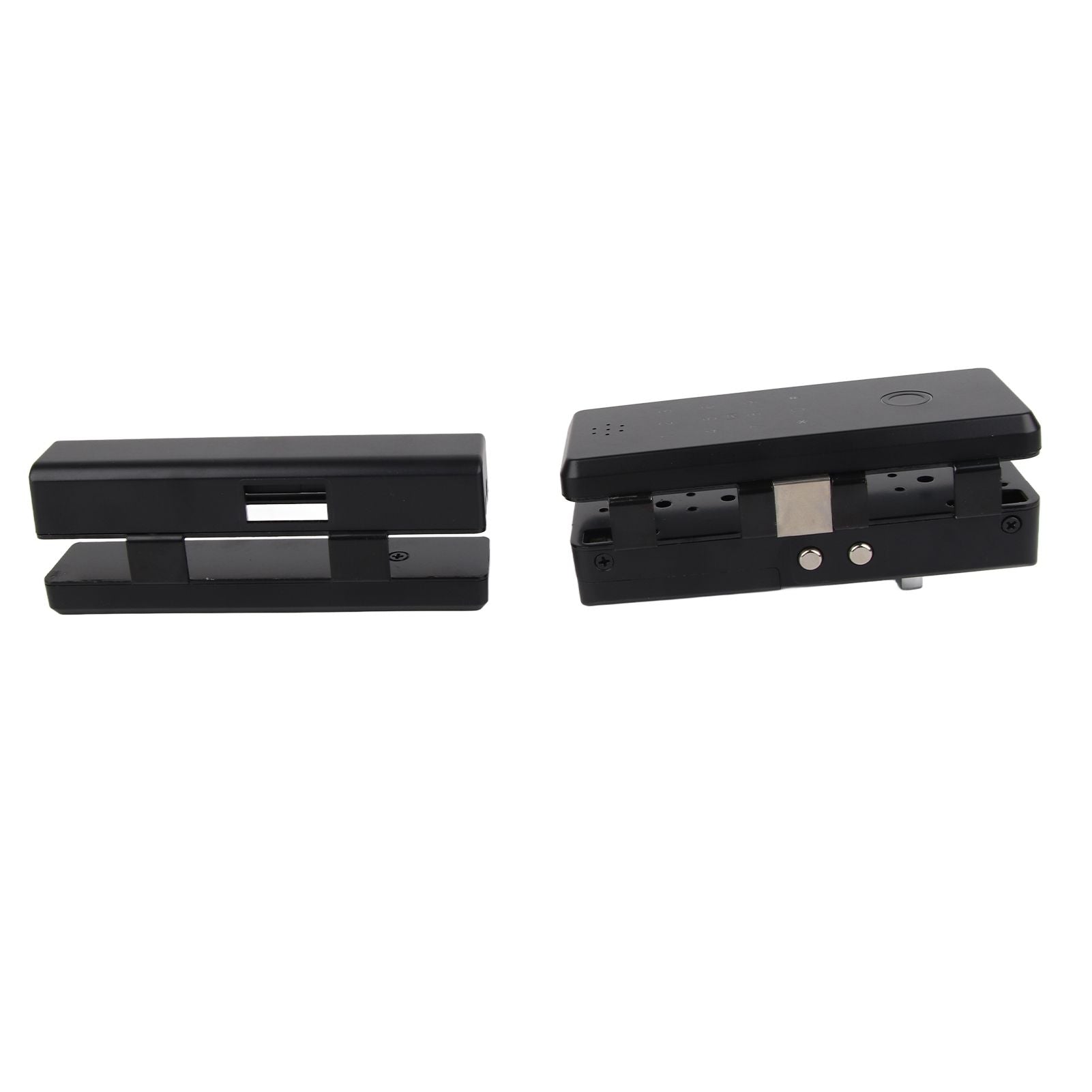Electronic Glass Door Lock Fingerprint Keyless Entry Electronic Antitheft for Home Office V1294-YM220926SM03-1-0421