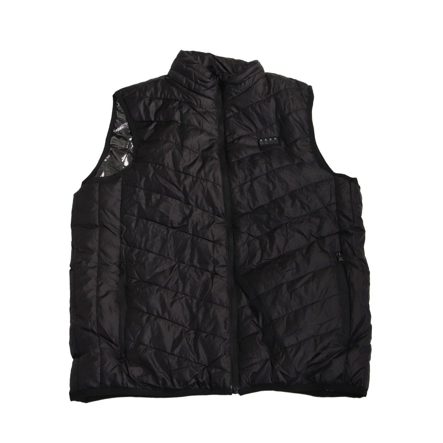 Heated Vest with USB Port Black 4 Control 17 Zone Heating Smart Heating Vest for Outdoor Motorcycle Camping V1294-YM220926ZSX02-5-0421