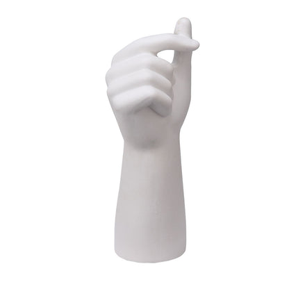 Table Vase White Color 10cm Long Ceramic Vases Decorative V1294-YM220927TW05-1-0421