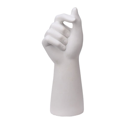 Table Vase White Color 10cm Long Ceramic Vases Decorative V1294-YM220927TW05-1-0421