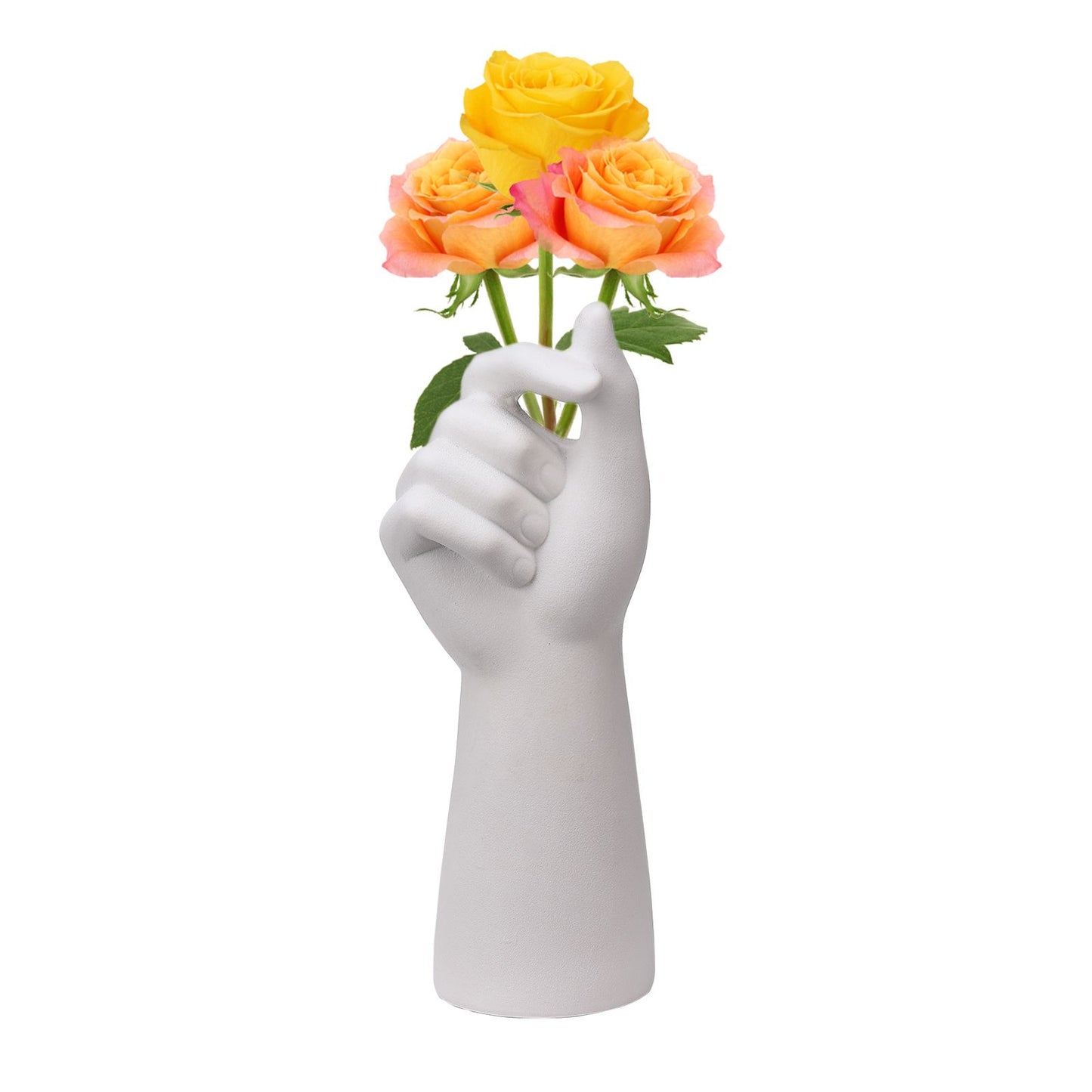 Table Vase White Color 10cm Long Ceramic Vases Decorative V1294-YM220927TW05-1-0421