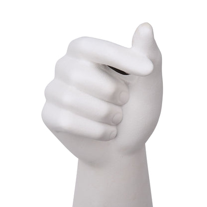 Table Vase White Color 10cm Long Ceramic Vases Decorative V1294-YM220927TW05-1-0421