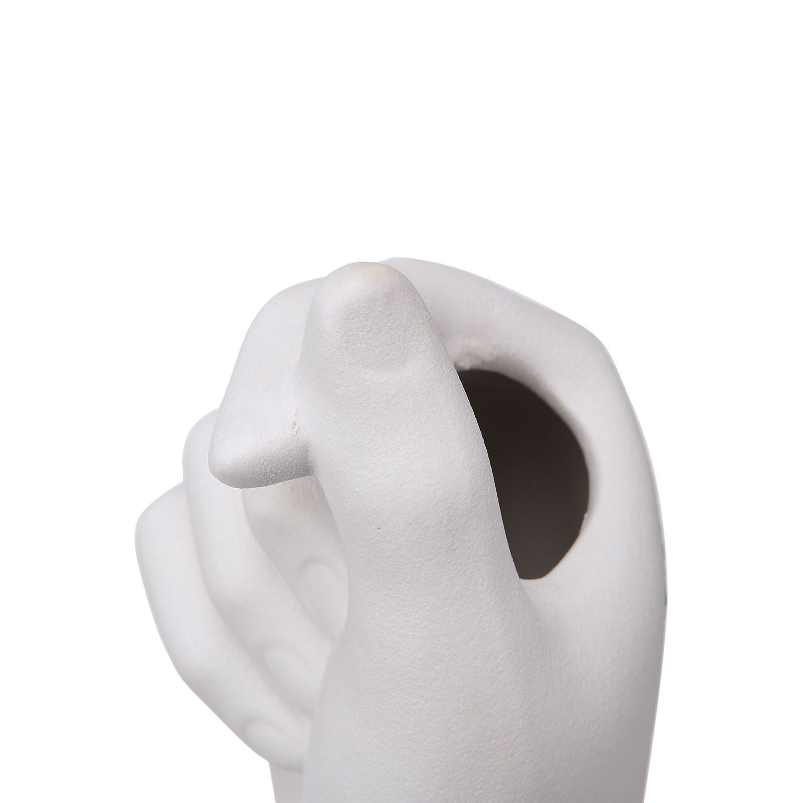Table Vase White Color 10cm Long Ceramic Vases Decorative V1294-YM220927TW05-1-0421