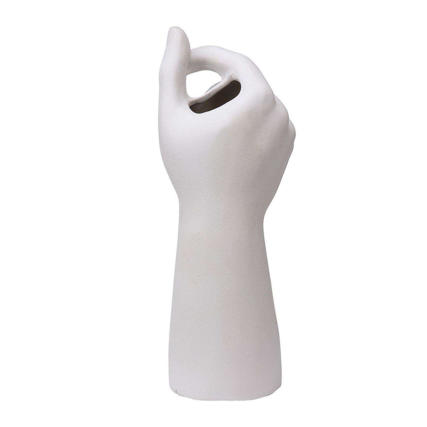 Table Vase White Color 10cm Long Ceramic Vases Decorative V1294-YM220927TW05-1-0421
