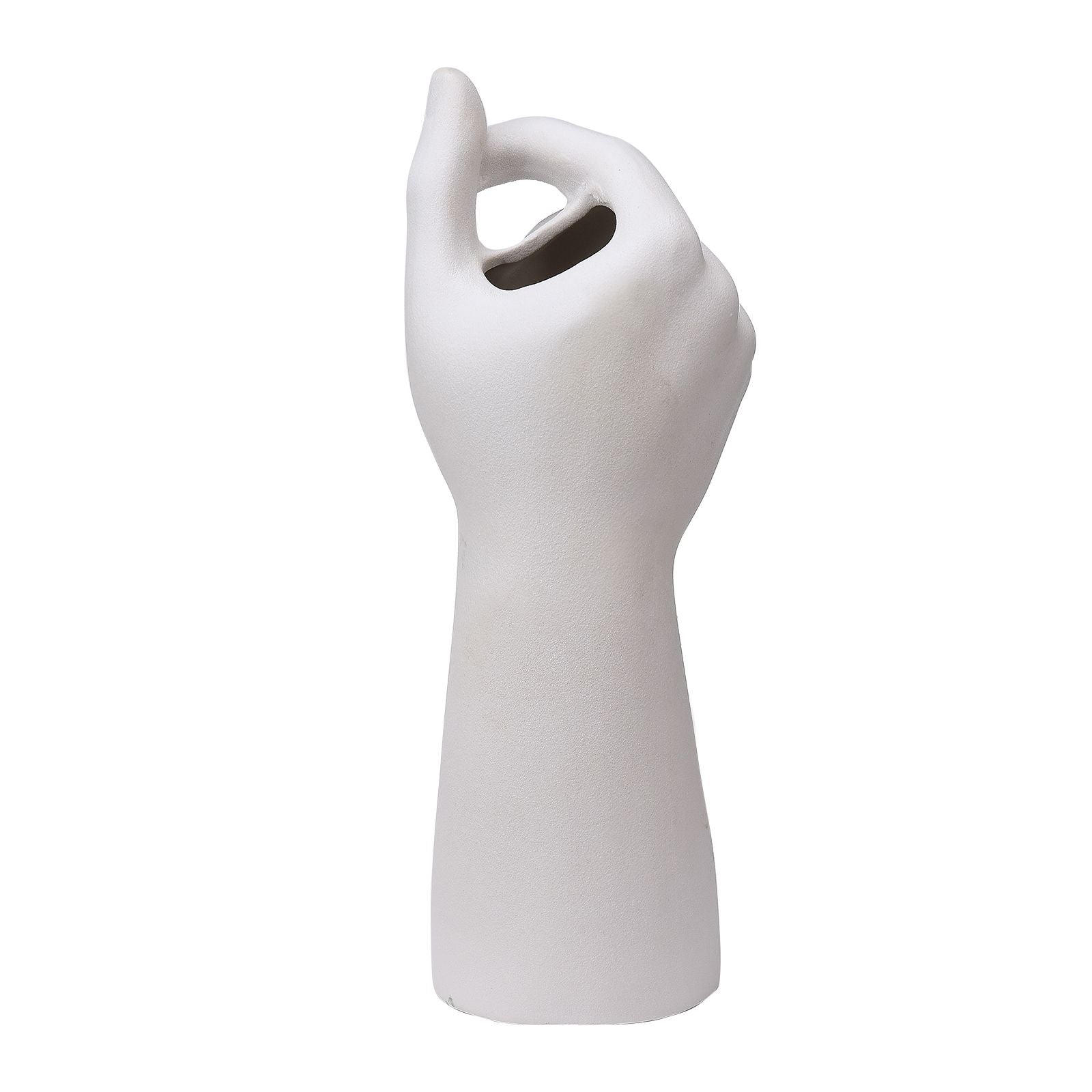 Table Vase White Color 10cm Long Ceramic Vases Decorative V1294-YM220927TW05-1-0421