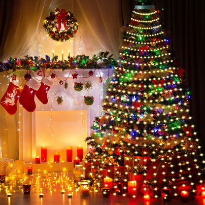 Christmas Tree Decorative Lights String Garden Layout Waterfall Lights Party Camping Atmosphere Lights LED V1294-YM220928FB02-2-0421