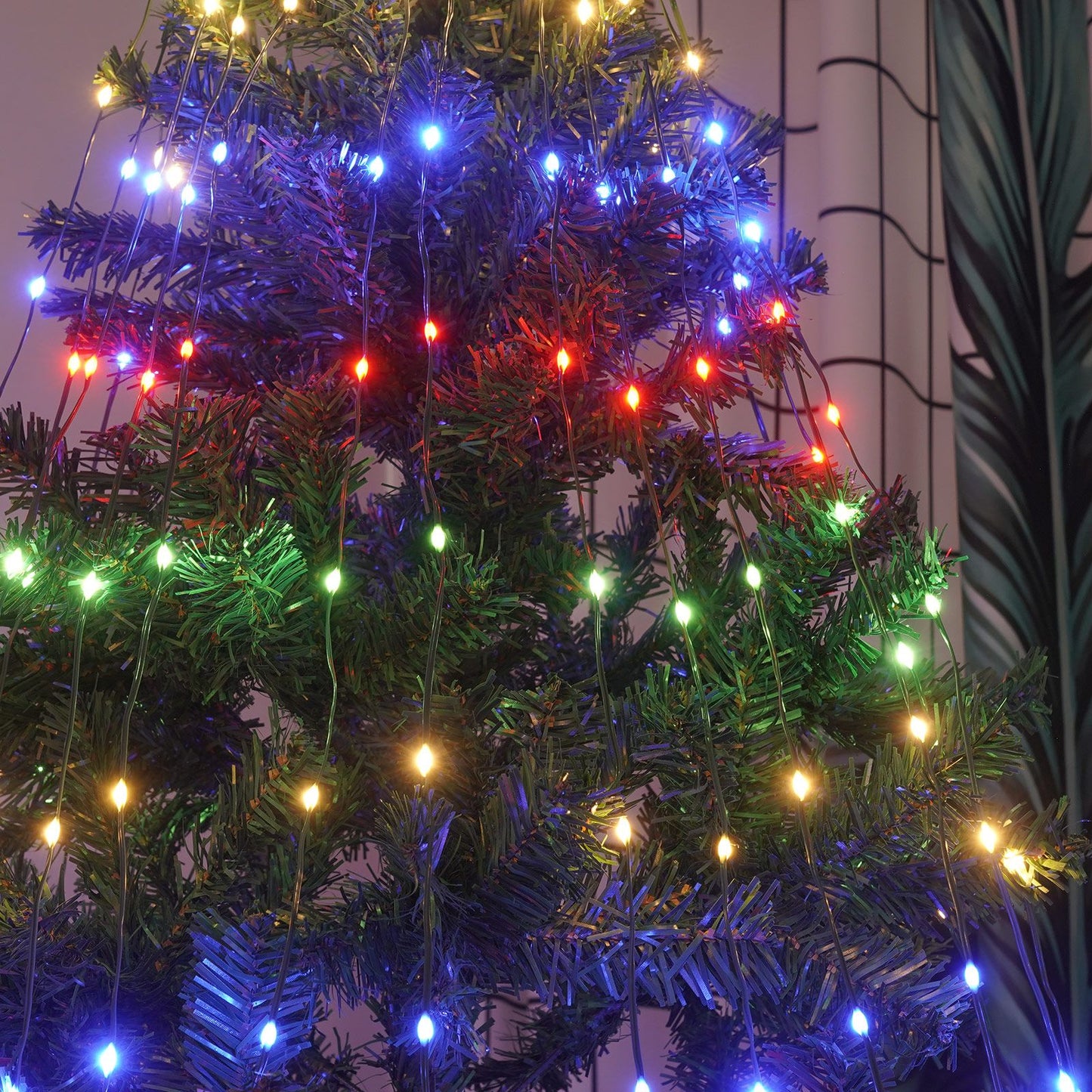 Christmas Tree Decorative Lights String Garden Layout Waterfall Lights Party Camping Atmosphere Lights LED V1294-YM220928FB02-2-0421